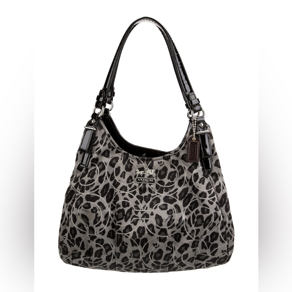 Coach Leopard 17751 Madison Ocelot Shoulder Bag